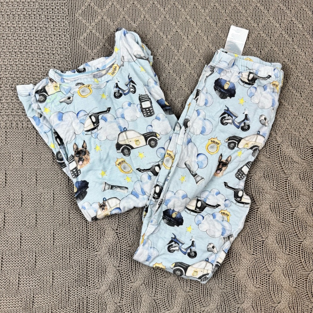 Posh Peanut Kids Youth Police Theme Pajama Set - 10